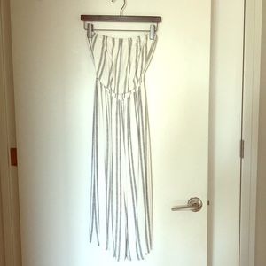 Urban Outfitters Strapless Jumpsuit